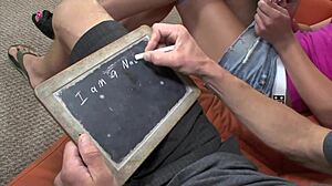 Femdom cougar mature milf dominates in wild orgy!