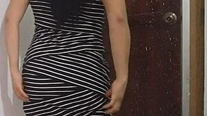 Sexy Stepmother Dances Seductively And Shows Buttocks Before Wedding