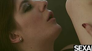 these blonde lesbians play kinky strapon games with domination and anal fun