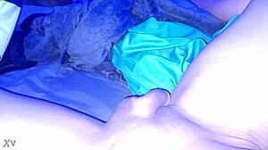 Blacklight fetish video