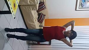 Do you like licking my crossdressing body in lingerie outdoors?