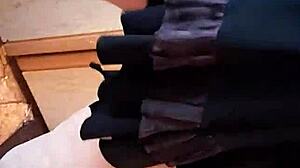 Three Girlfriends Masturbate Together in Hostel Kitchen with Close-Up Shots