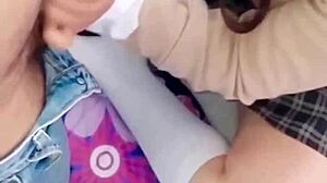 Attractive woman in homemade setting