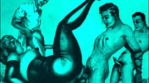 i love this vintage erotic art collection