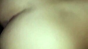 Intense scream as neighbor takes massive cock bareback. Passionate anal encounter unfolds.