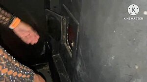 wife's tight pussy rubbing on young cock at hotel party?