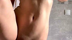 cute petite girl touching her wet pussy solo - maiskii