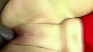 Granny Vera Delight takes black guy’s huge cock in ass