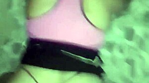 pov solo doggystyle with blue thong