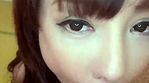 Feeling intense pleasure from gaping masturbation with big japanese tits