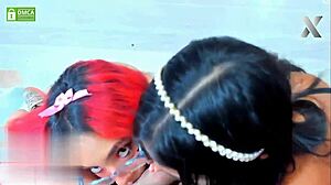 awesome pov blowjob with big tits sluts threesome