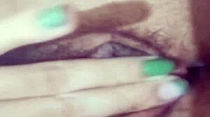 Naughty Girl Masturbates Intensely With Fingers