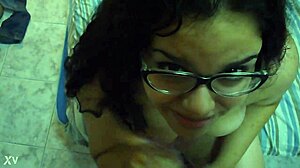 Argentinian blowjob with big tits handjob