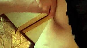 Three Girlfriends Masturbate Together in Hostel Kitchen with Close-Up Shots