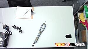 oh, these hot blonde thieves get fucked hard in the shop!