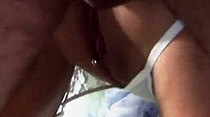 Fucking Blonde School Girl in Stockings Hard