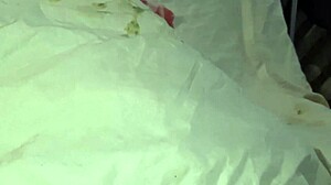 Three university students sneakily masturbate under blankets to stay hidden.