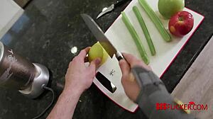 Ebony step sis licks and fucks broken boner