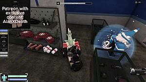 Found this precious girl and fucked her wild in roblox criminality condo