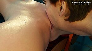 Busty Babe Rides Cock