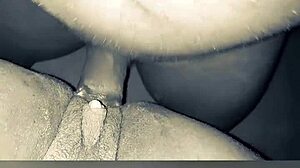 Phat ass black step sister rides and squirts