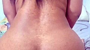 feeling the intense pleasure as this latina opens her big ass for rough anal fucking