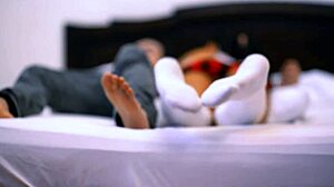 Colegiala Bangs Brother's Friend In Motel During Family Dinner