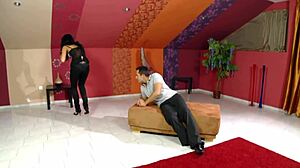 Sorana And Renato Enjoy Rough Sex With Blowjob Doggystyle Creampie And Cunilingus