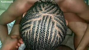 Girlfriend Gives Intense Blowjob To Roommate