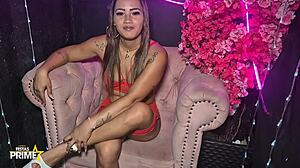 my cuckold husband took me to alp to fuck his friend