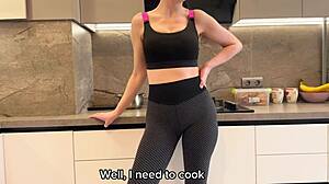 Russian Amateur Fucked Wife's Sister In Kitchen Cowgirl Cumshot