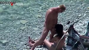 beach voyeur wife gives head and gets fucked public style 😏