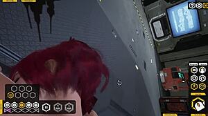 Pov fucking redhead's big ass and tits