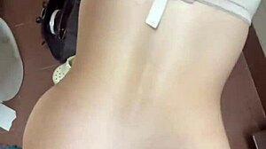 blonde slut gags on monster cock