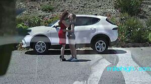 busty student and teacher explore mutual masturbation