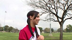 playing with my friend's girlfriend's ass shaking and big cock riding?