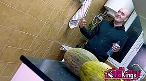 Busty Sandra Returns With Amazing Tits In Public Outdoor Blowjob And Doggystyle