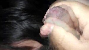 My stepmother wakes me with a blowjob
