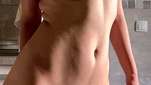 cute petite girl touching her wet pussy solo - maiskii