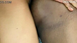 Real Passionate Sex as Big Ass Ebony Gets Pounded by Stepbrother's Huge Cock