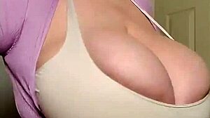 Mature lady with huge boobs and big tits turns me on so much.