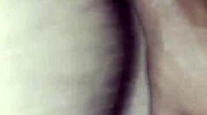 Intense scream as neighbor takes massive cock bareback. Passionate anal encounter unfolds.