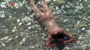 beach voyeur wife gives head and gets fucked public style 😏