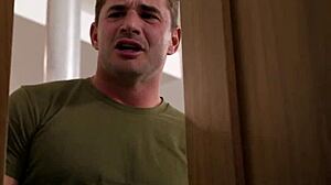 Skinny blondie kenna james gets roughly fucked by roommate