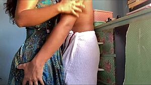 I fucked the new latina neighbor who came alone to my house