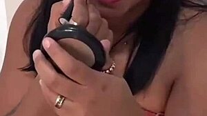 Brother cums in sister's ass to avoid pregnancy: Cum swapping anal creampie scene.