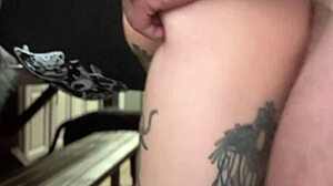 Perfect Pussy Goth Girl Creampied In The Kitchen