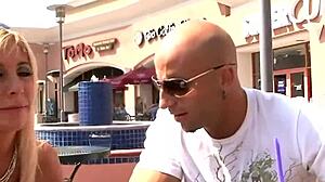 big tits american mom in anal and blowjob action on bed