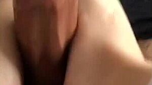 My beautiful feet give a footjob on Ninarika69.com