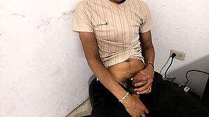 stepbrother jerking off shamelessly in roleplay domination